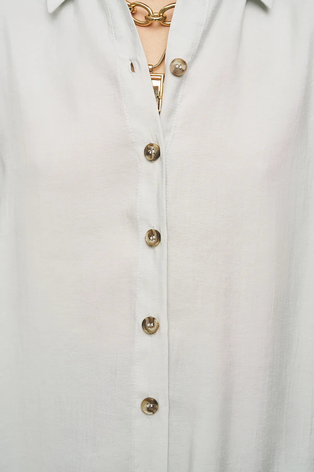 Mint Boyfriend Fit Lightweight Shirt