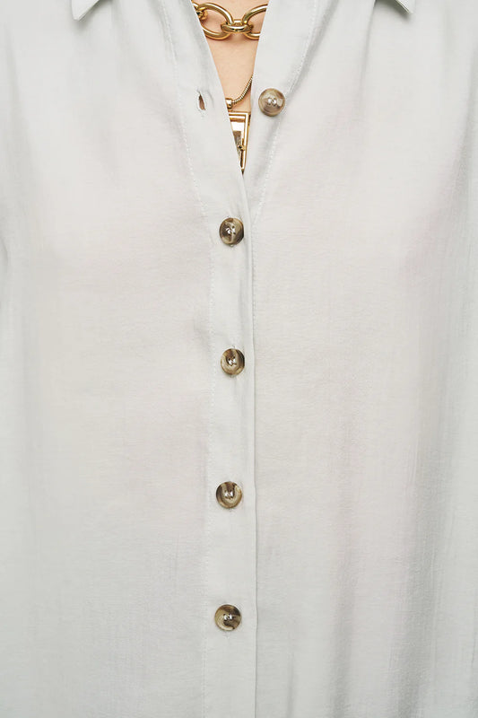 Mint Boyfriend Fit Lightweight Shirt