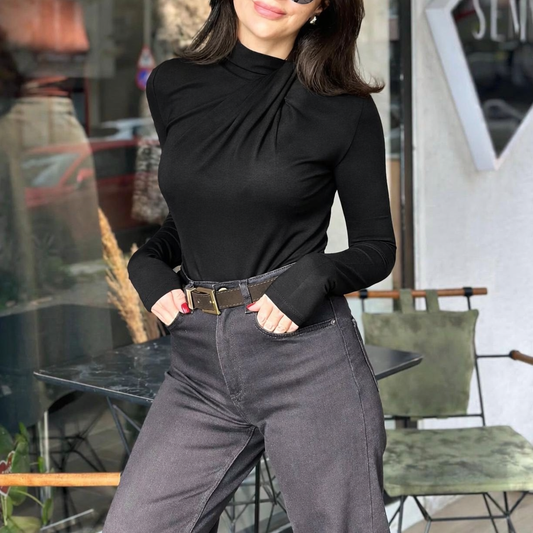 Black Basic blouse