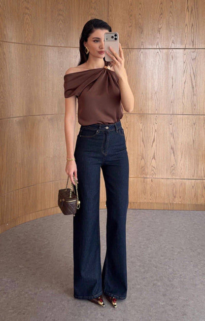 Navy charleston jeans