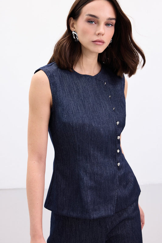 Denim Blouse