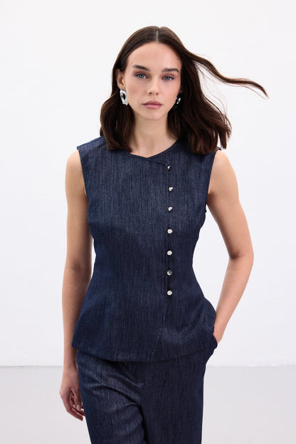 Denim Blouse