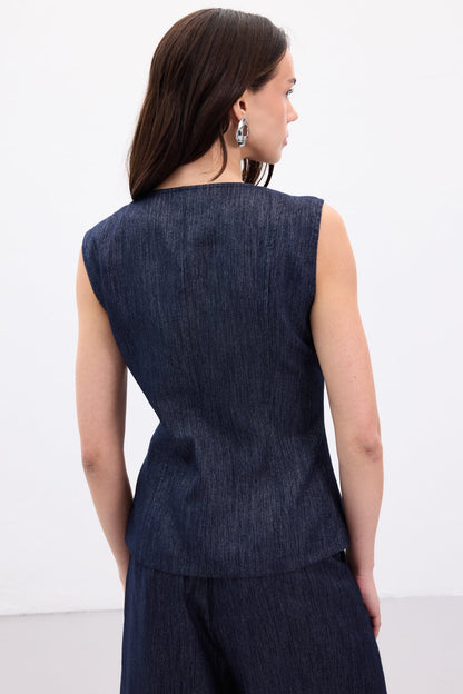 Denim Blouse
